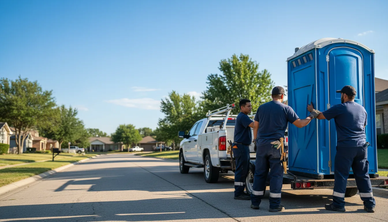 Portable Toilet Rental in Colleyville, TX near me